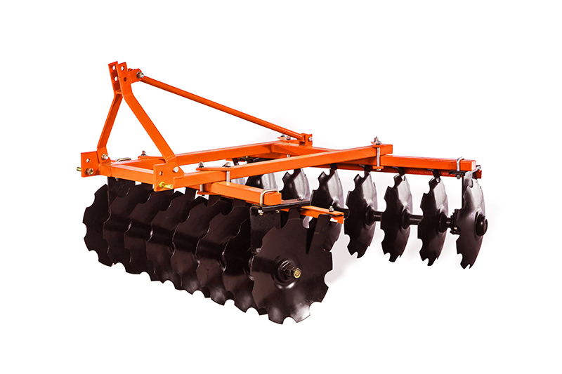 small 3 point offset rotary compact disc harrow